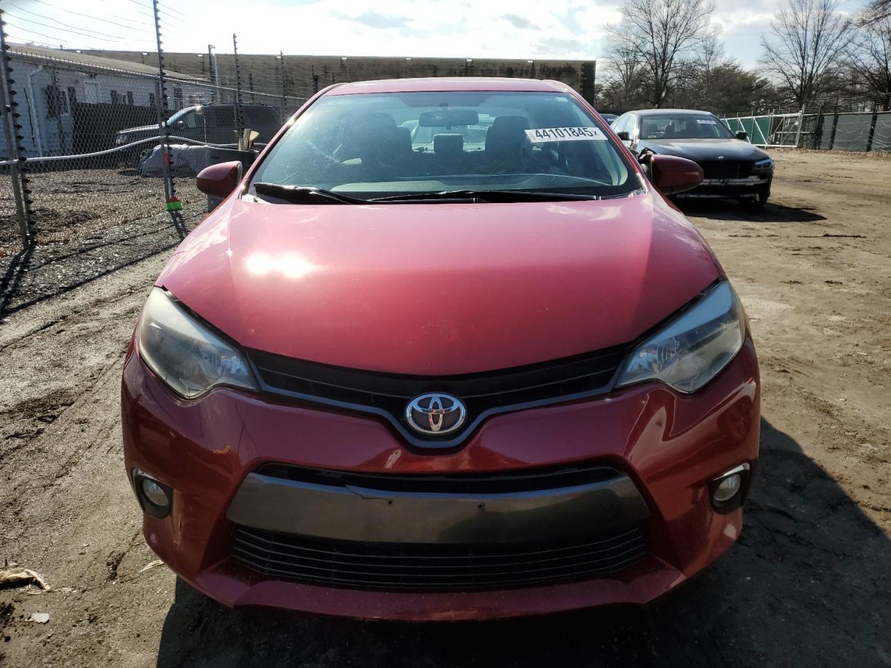 2015 Toyota Corolla VIN 2T1BURHE9FC410652 Copart auction photo, rear end / front end damage thumbnail 5