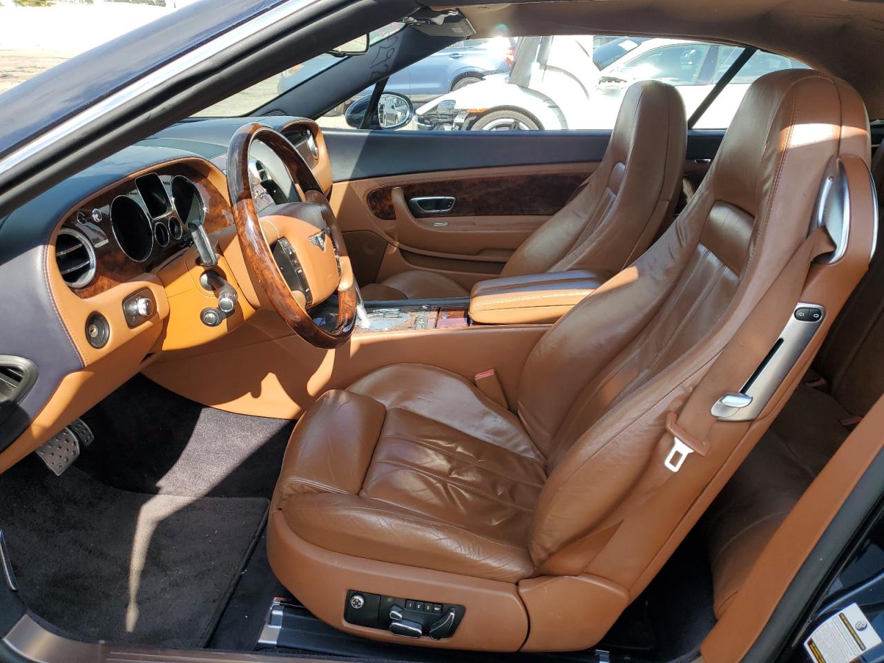 2008 Bentley Continental VIN SCBDR33W18C051769 Copart auction photo, front end / side damage thumbnail 7