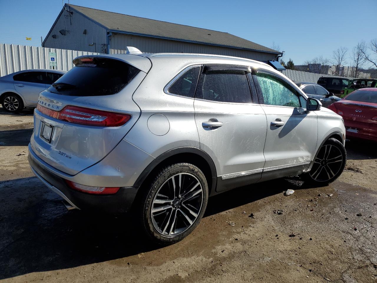 2018 Lincoln MKC VIN 5LMTJ3DH5JUL01572 Copart auction photo, front end / rear end damage thumbnail 3