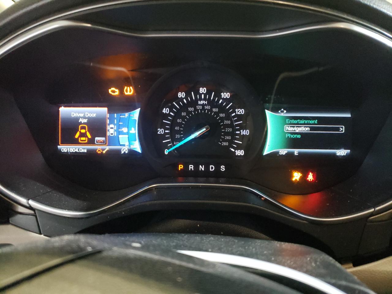 2017 Ford Fusion VIN 3FA6P0HD7HR118478 Copart auction photo, front end damage thumbnail 9
