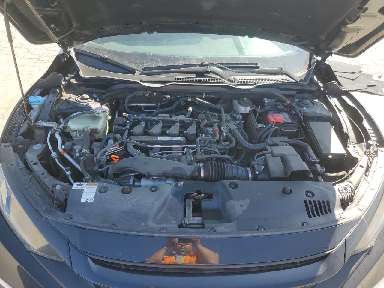 2020 Honda Civic VIN 19XFC1F39LE215879 Copart auction photo, vandalism damage thumbnail 13