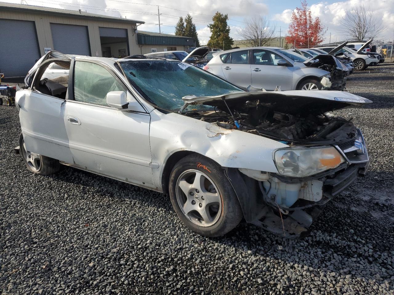 2002 Acura TL VIN 19UUA56602A024448 Copart auction photo, all over damage thumbnail 4