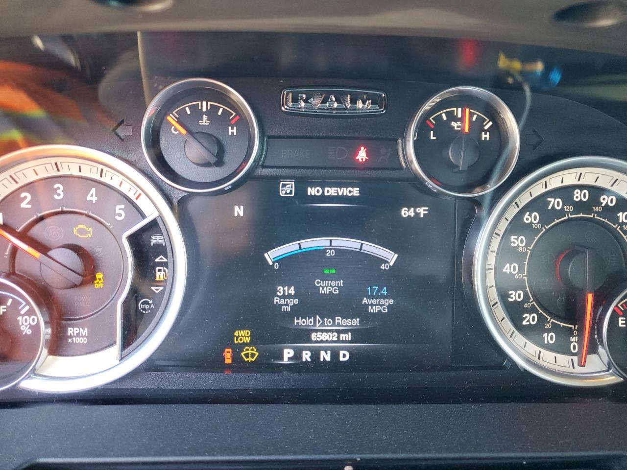 2016 RAM 1500 VIN 1C6RR7LM7GS239233 Copart auction photo, front end damage thumbnail 9
