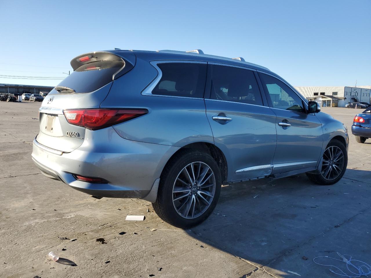 2016 Infiniti QX60 VIN 5N1AL0MM3GC505379 Copart auction photo, front end / side damage thumbnail 3