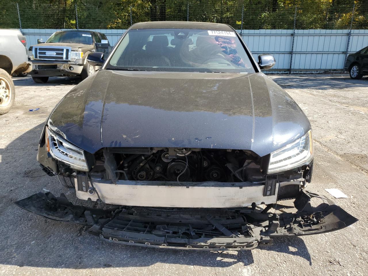 2015 Audi A8 VIN WAU3GAFD9FN008017 Copart auction photo, front end / mechanical damage thumbnail 5
