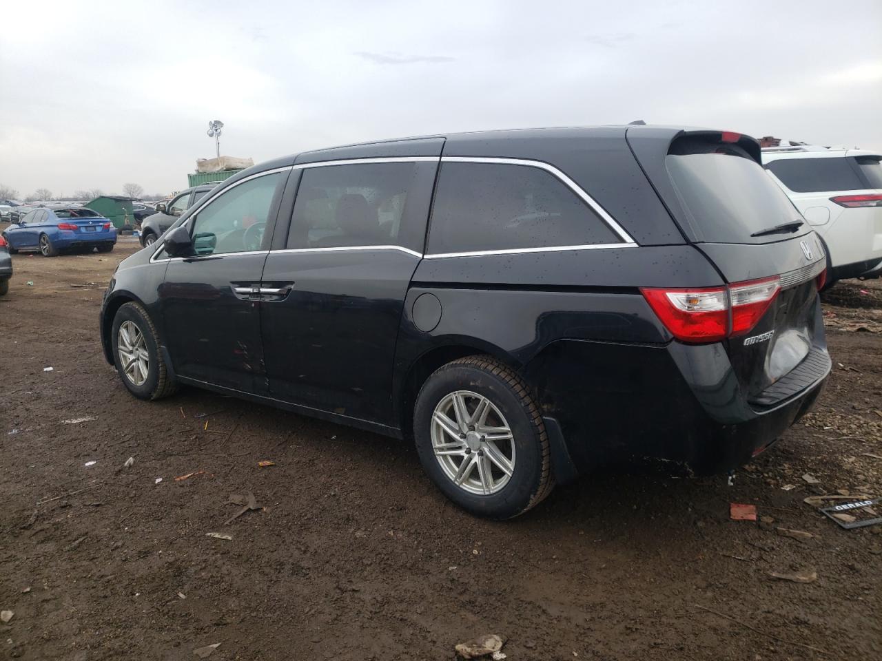 2011 Honda Odyssey VIN 5FNRL5H69BB023270 Copart auction photo, front end / rear end damage thumbnail 2