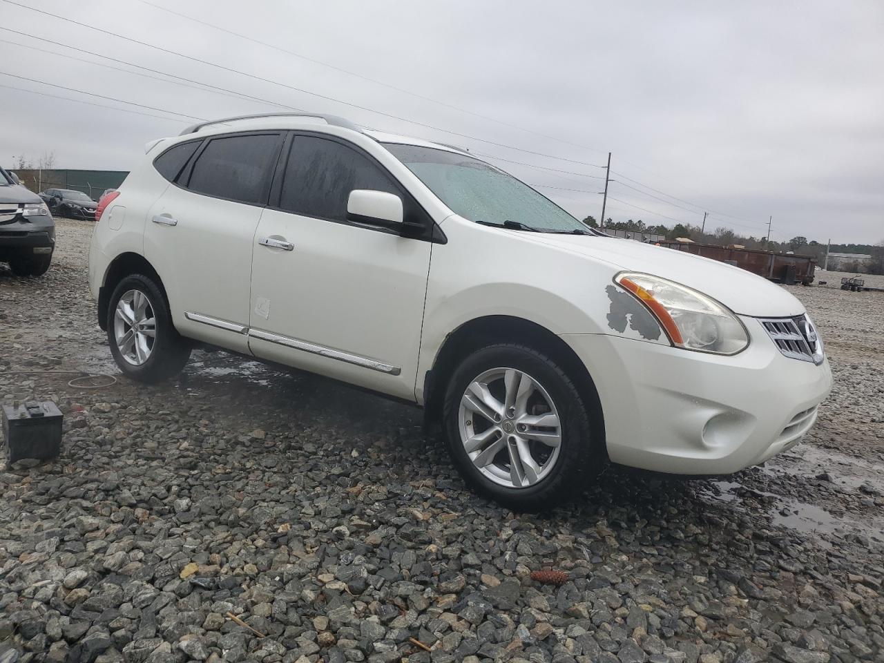 2013 Nissan Rogue VIN JNBAS5MT3DW516473 Copart auction photo, water/flood damage thumbnail 4