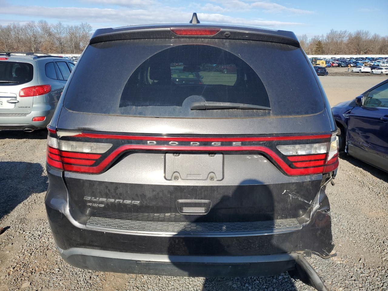 2014 Dodge Durango VIN 1C4RDJAG3EC268043 Copart auction photo, rear end damage thumbnail 6