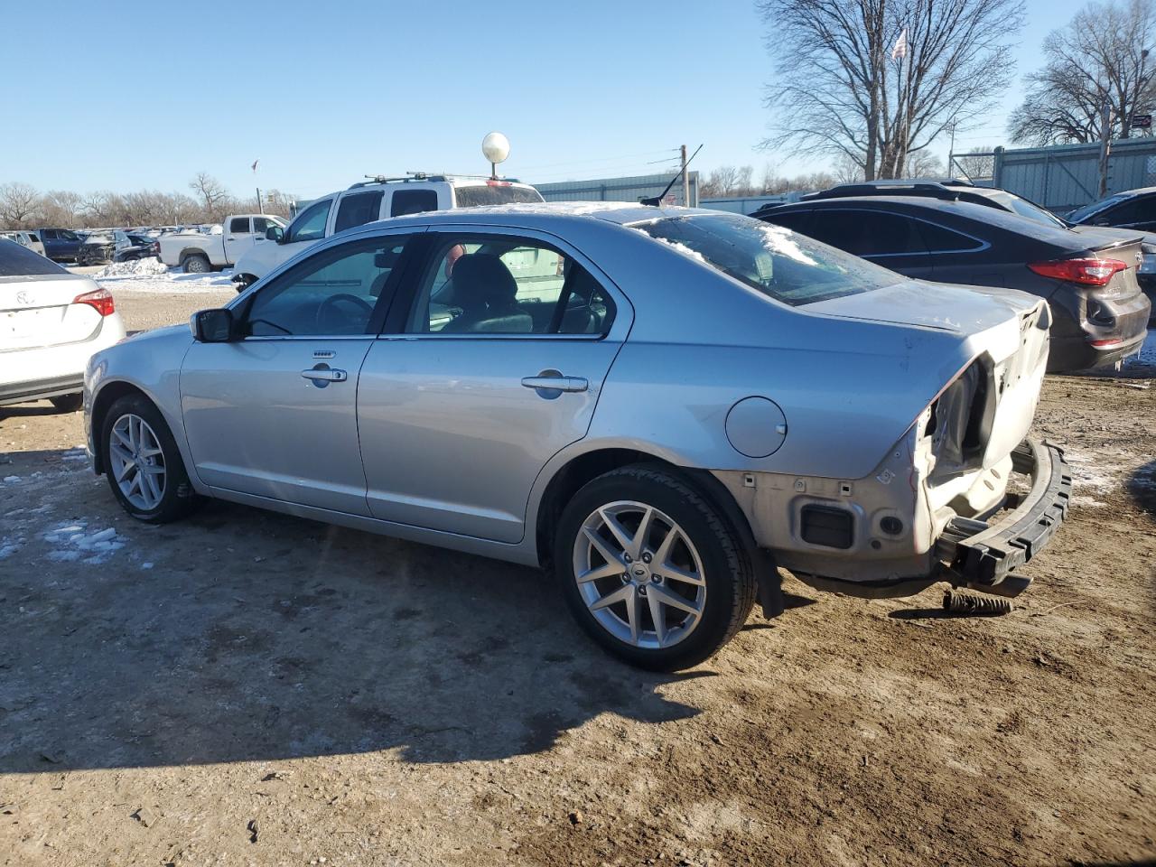 2012 Ford Fusion VIN 3FAHP0JG3CR316870 Copart auction photo, rear end damage thumbnail 2