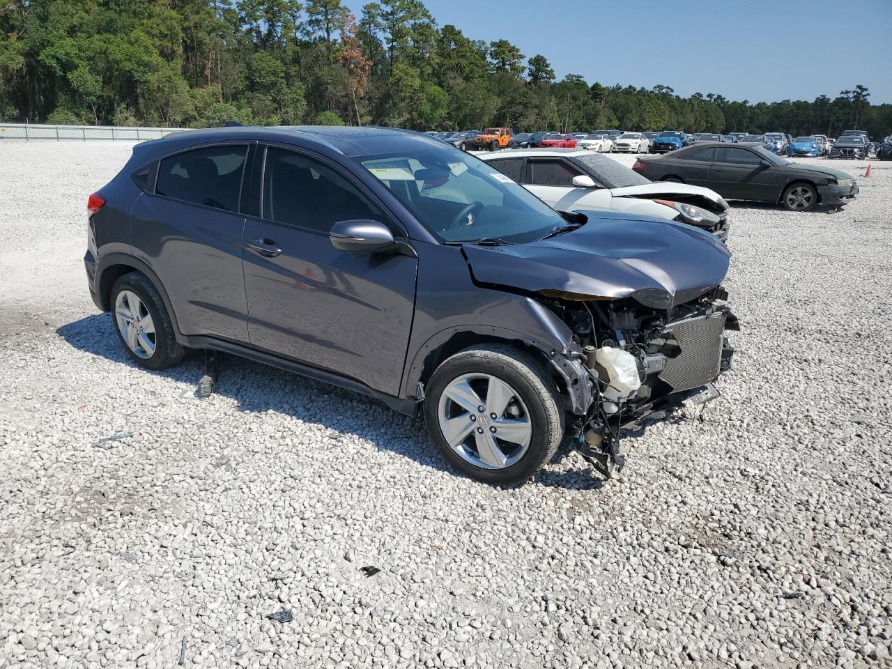 2020 Honda HR-V VIN 3CZRU5H50LM708205 Copart auction photo, front end damage thumbnail 4