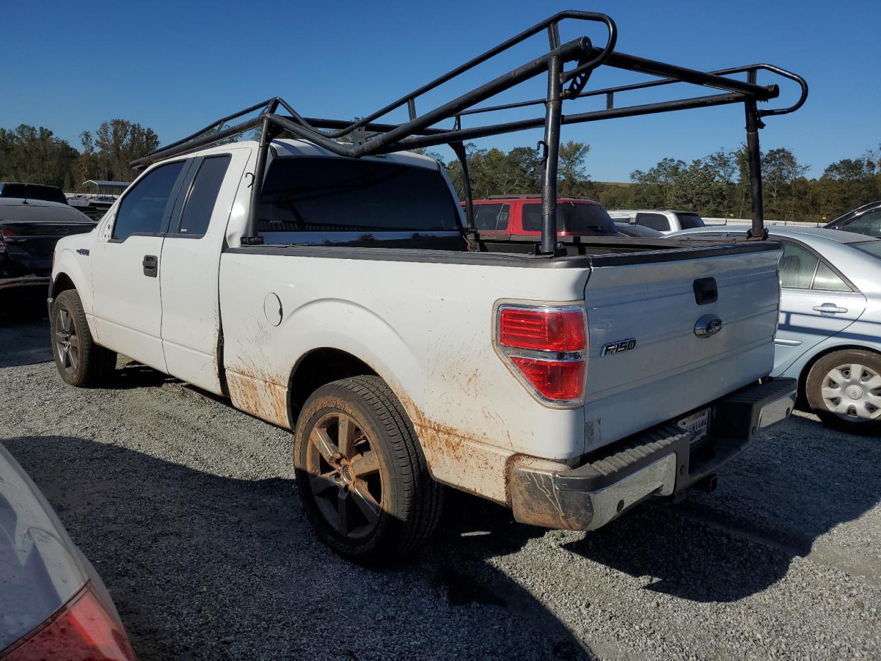 2014 Ford F-150 VIN 1FTFX1CT8EKE73240 Copart auction photo, top/roof damage thumbnail 2