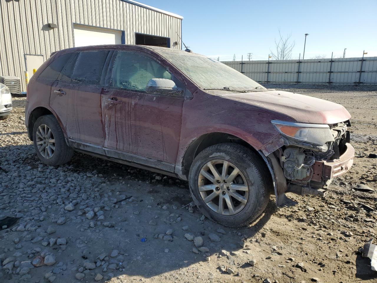 2014 Ford Edge VIN 2FMDK4JC6EBB45430 Copart auction photo, front end damage thumbnail 4