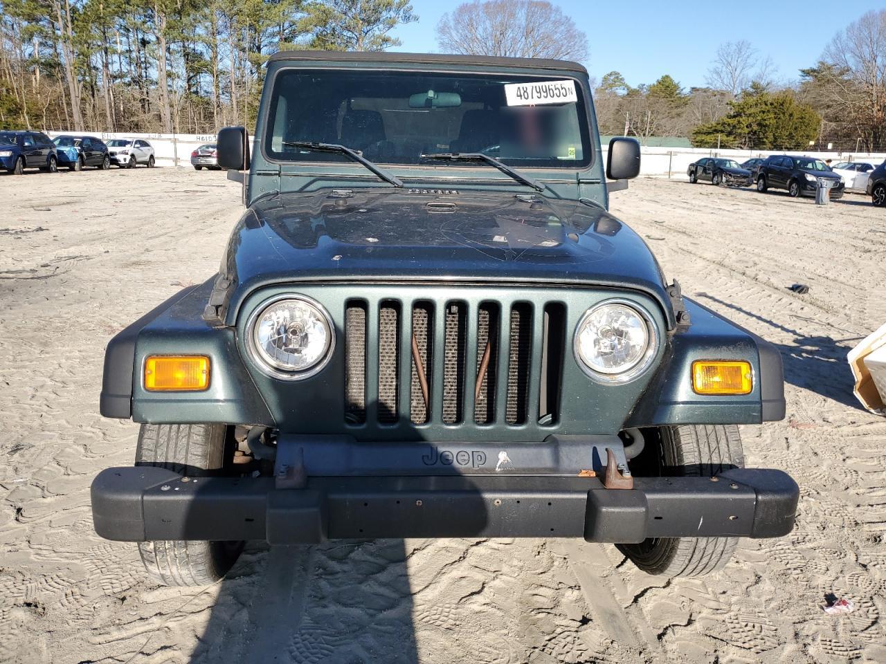 2004 Jeep Wrangler VIN 1J4FA39S74P733893 Copart auction photo, frame damage / mechanical damage thumbnail 5
