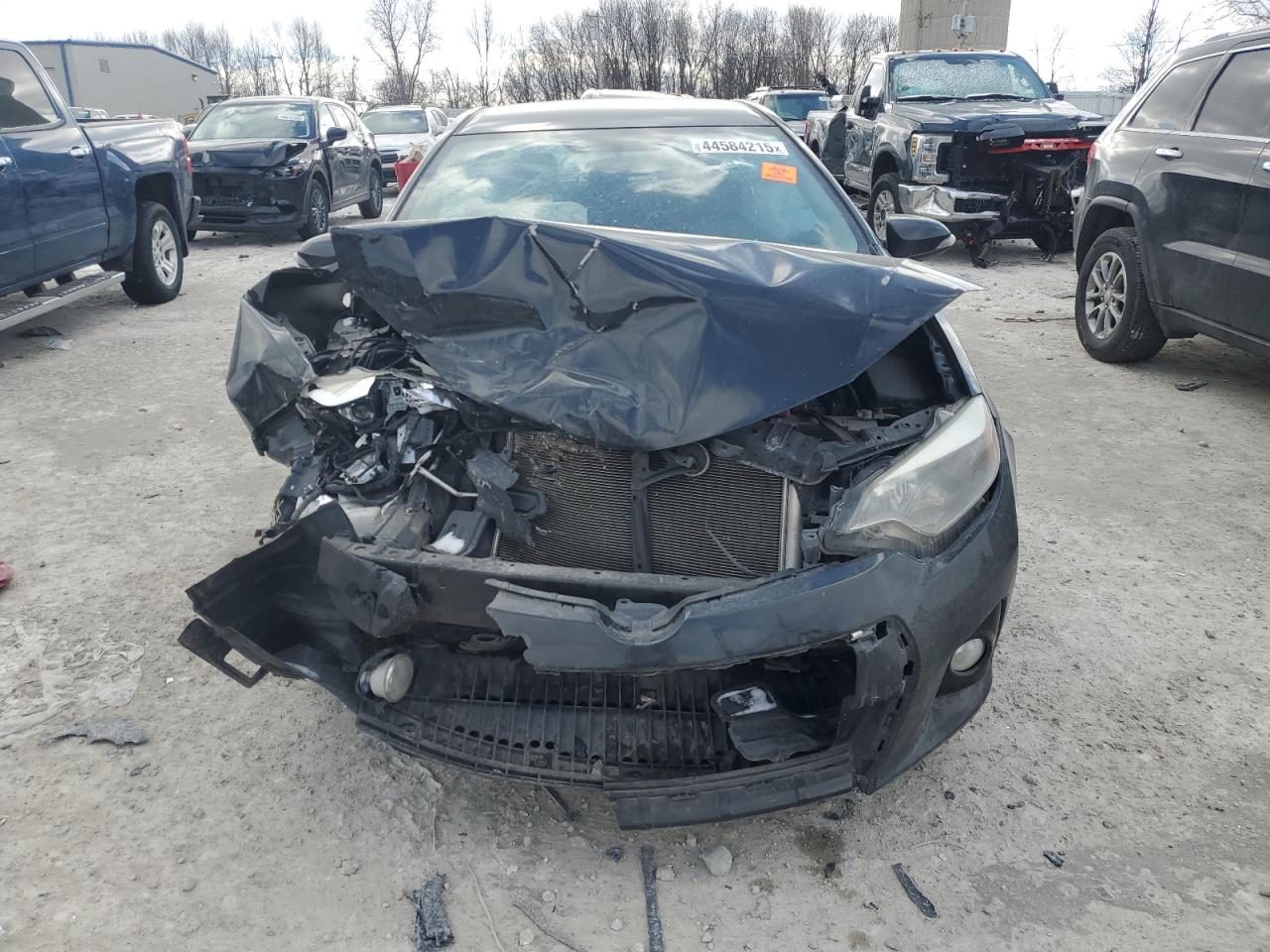 2014 Toyota Corolla VIN 2T1BURHE1EC137527 Copart auction photo, front end damage thumbnail 5
