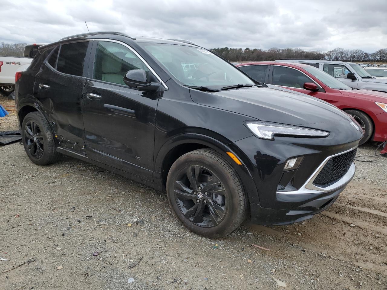 2025 Buick Encore VIN KL4AMDSL4SB062042 Copart auction photo, front end / side damage thumbnail 4