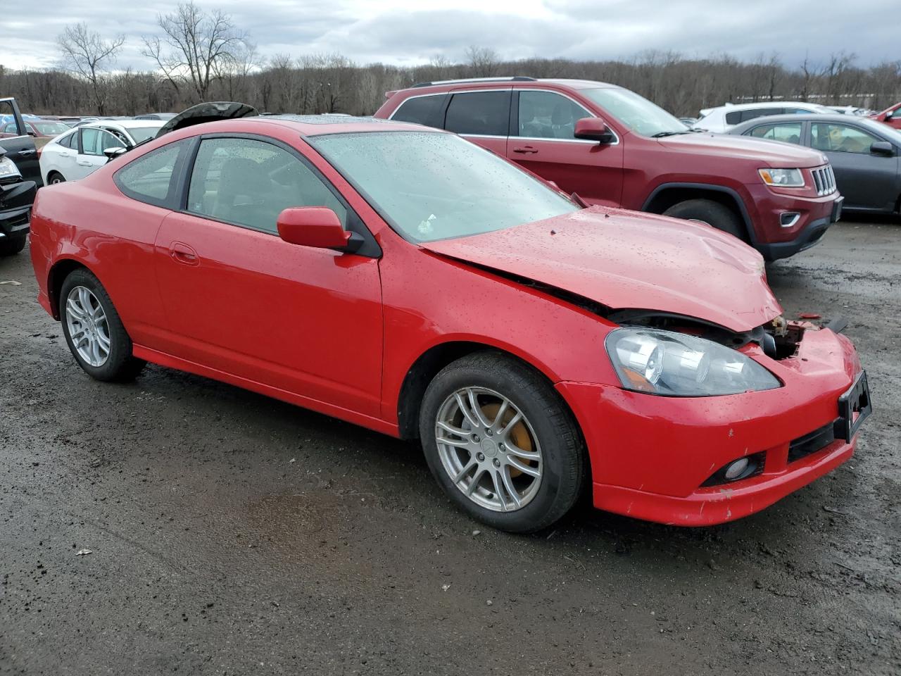 2005 Acura RSX VIN JH4DC54835S007993 Copart auction photo, front end / rear end damage thumbnail 4