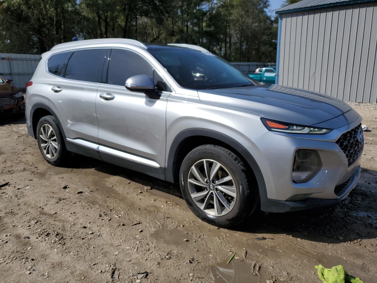 2020 Hyundai Santa Fe VIN 5NMS33AD6LH290963 Copart auction photo, front end / rear end damage thumbnail 4