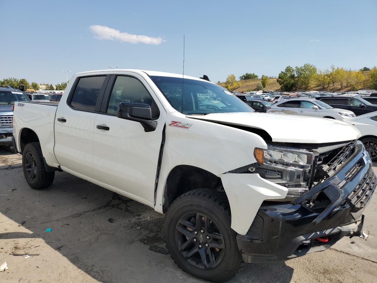 2020 Chevrolet Silverado VIN 1GCPYFED8LZ184576 Copart auction photo, front end / undercarriage damage thumbnail 4