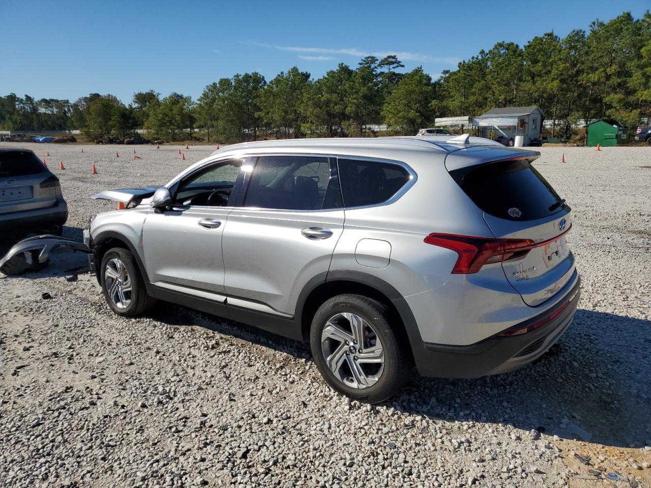 2023 Hyundai Santa Fe VIN 5NMS2DAJ7PH538481 Copart auction photo, side / front end damage thumbnail 2
