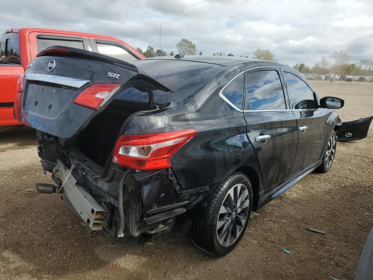 2019 Nissan Sentra VIN 3N1AB7AP6KY388317 Copart auction photo, rear end / front end damage thumbnail 3