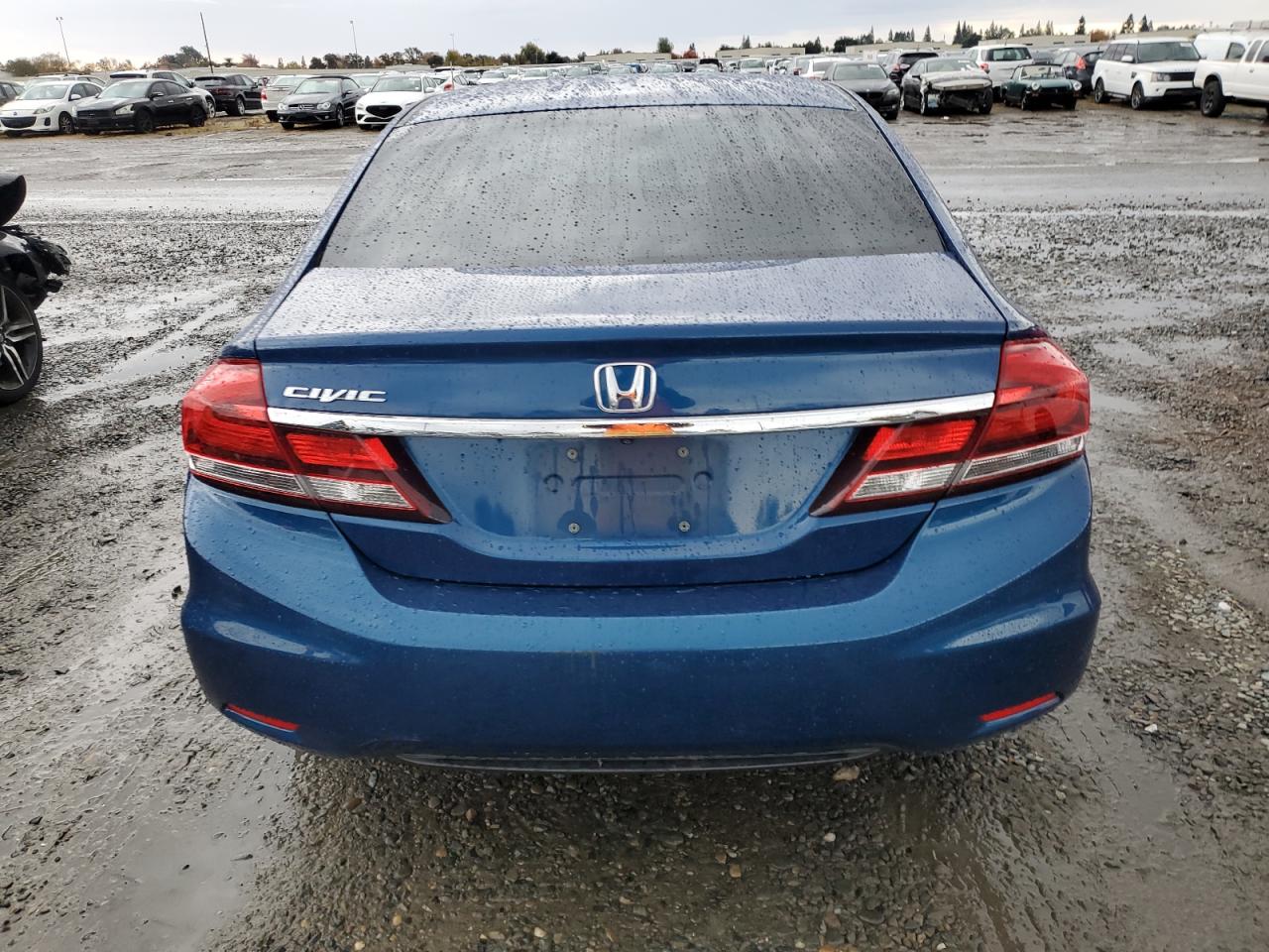 2014 Honda Civic VIN 19XFB2F5XEE069179 Copart auction photo, rollover damage thumbnail 6