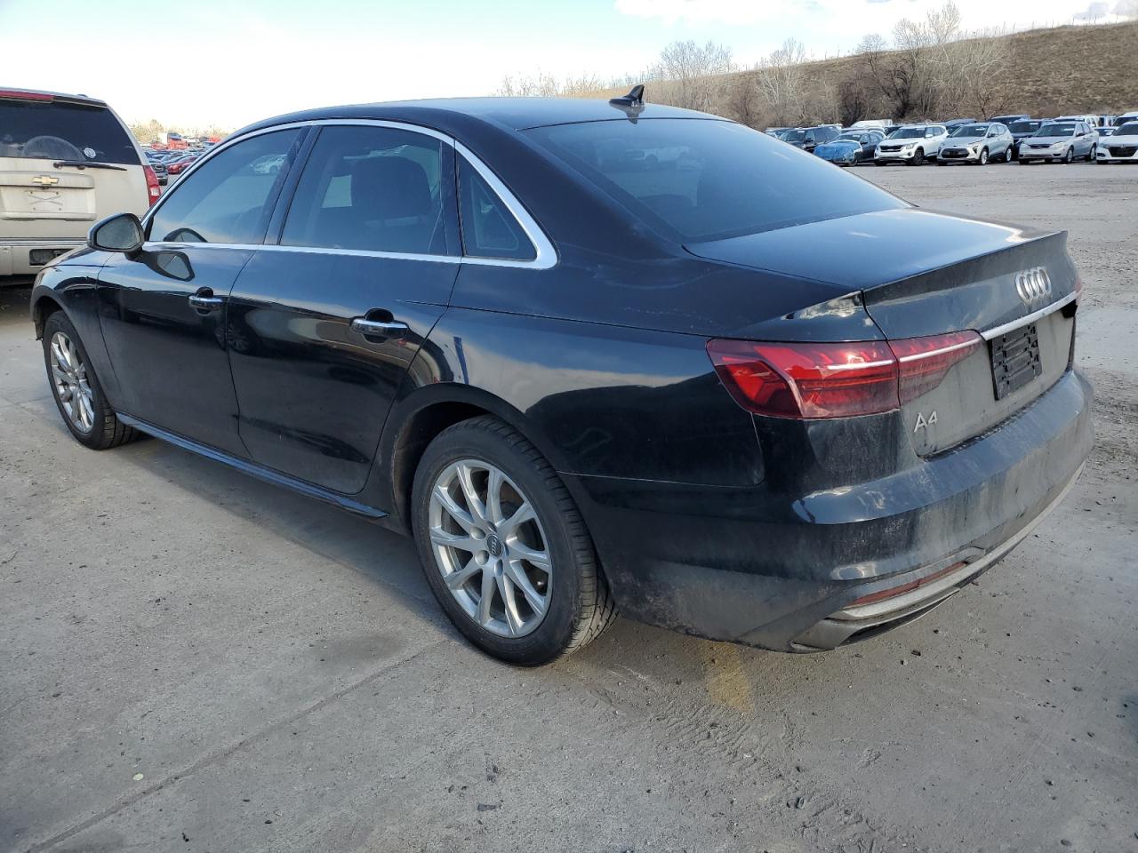 2020 Audi A4 VIN WAUGMAF4XLA059622 Copart auction photo, undercarriage / front end damage thumbnail 2