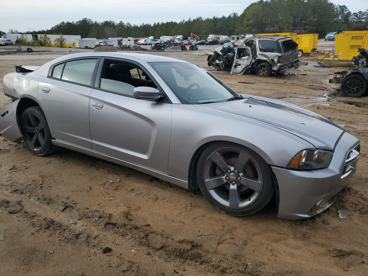 2014 Dodge Charger VIN 2C3CDXBG0EH375060 Copart auction photo, front end / rear end damage thumbnail 4