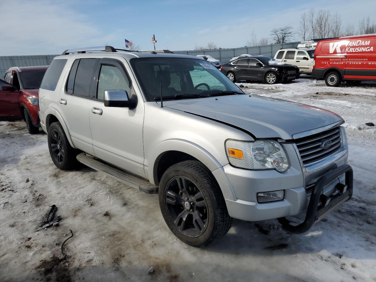 2010 Ford Explorer VIN 1FMEU8F89AUA05676 Copart auction photo, rear end / minor dent/scratches damage thumbnail 4