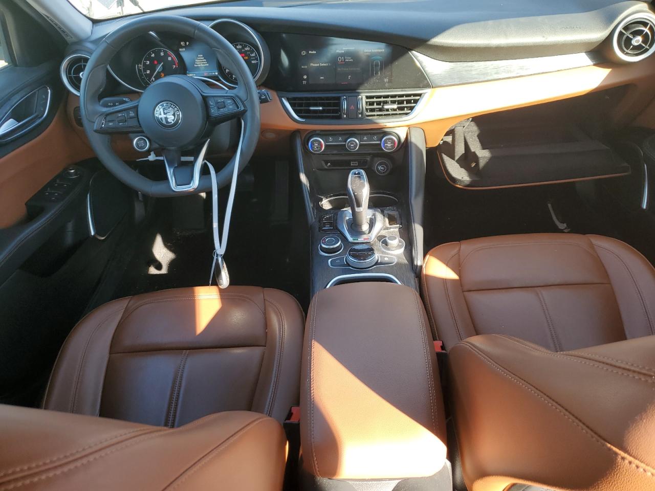 2020 Alfa Romeo Giulia VIN ZARFAMAN2L7631357 Copart auction photo, rear end / side damage thumbnail 8