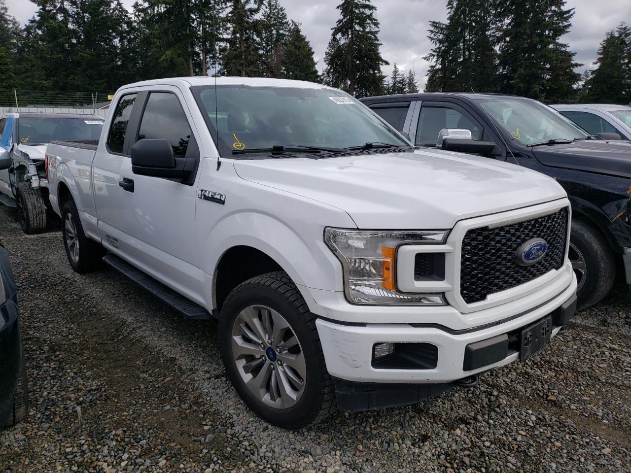 2018 Ford F-150 VIN 1FTEX1EP2JKF41649 Copart auction photo, rear end damage thumbnail 4