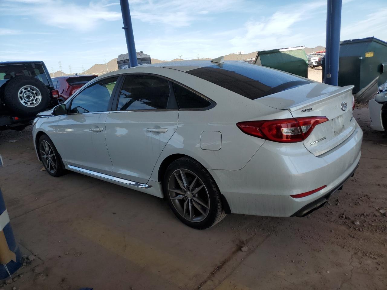 2017 Hyundai Sonata VIN 5NPE34AB8HH595652 Copart auction photo, front end damage thumbnail 2