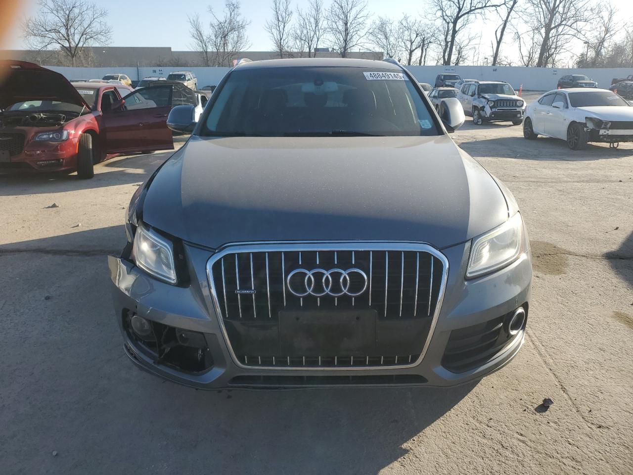 2013 Audi Q5 VIN WA1LFAFP9DA049729 Copart auction photo, front end damage thumbnail 5