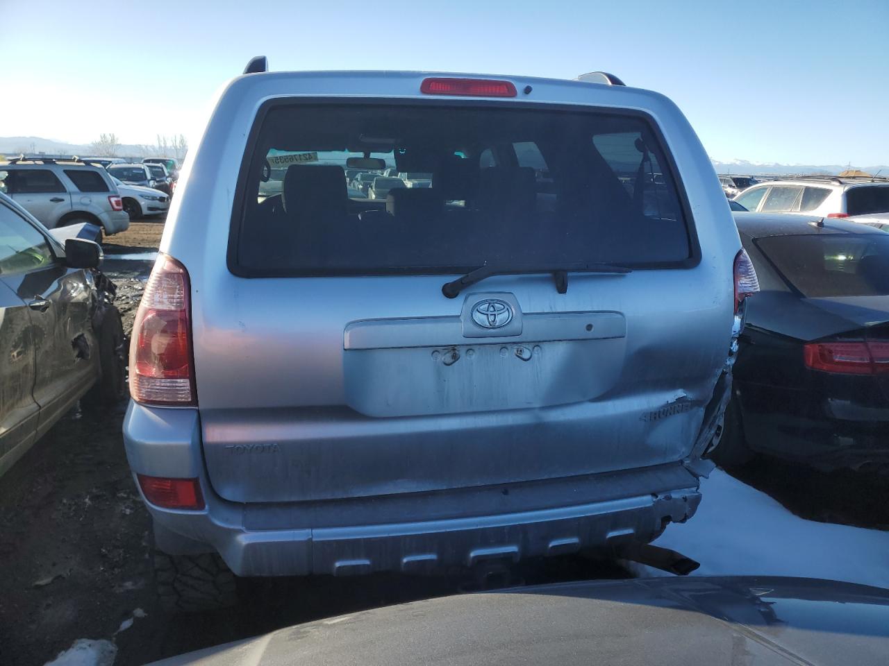 2004 Toyota 4Runner VIN JTEBU14R140044456 Copart auction photo, rear end damage thumbnail 6