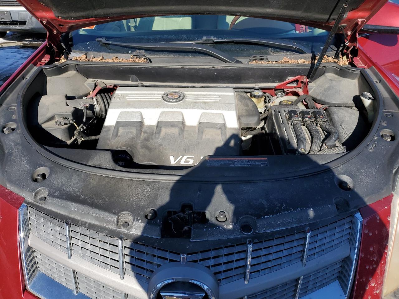 2010 Cadillac SRX VIN 3GYFNDEY1AS543279 Copart auction photo, front end / side damage thumbnail 12