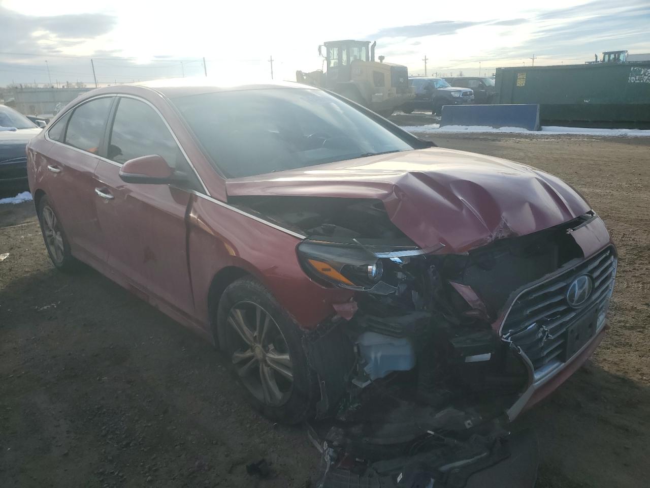 2018 Hyundai Sonata VIN 5NPE34AF1JH647731 Copart auction photo, front end damage thumbnail 4