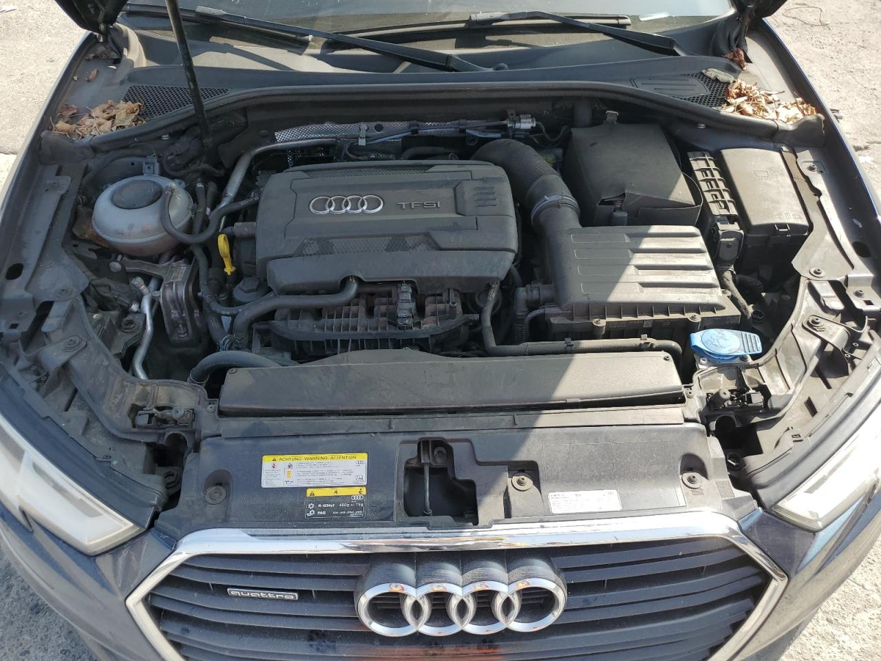 2018 Audi A3 VIN WAU78LFF5J1004476 Copart auction photo, vandalism damage thumbnail 11