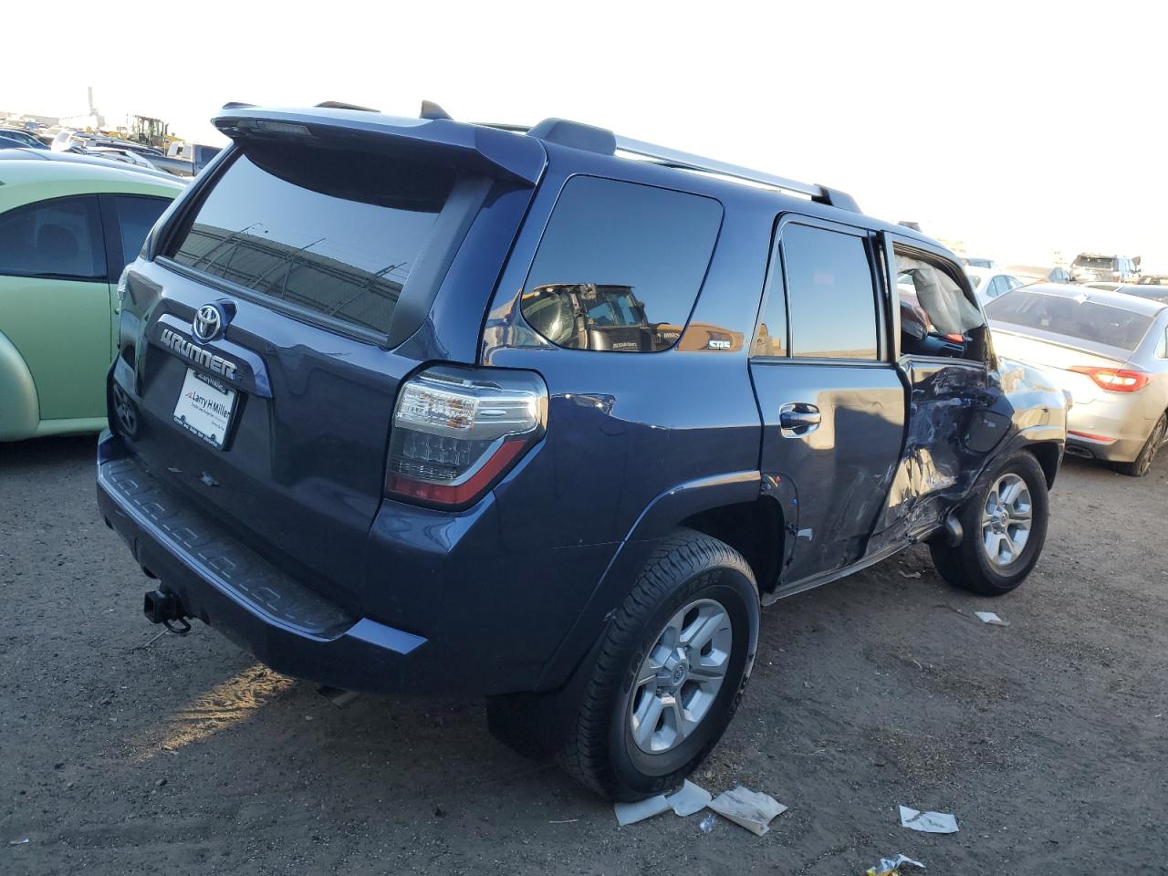 2023 Toyota 4Runner VIN JTEEU5JR5P5300064 Copart auction photo, side / front end damage thumbnail 3