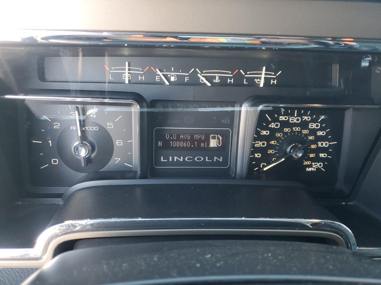 2013 Lincoln Navigator VIN 5LMJJ2J59DEL06171 Copart auction photo, side damage thumbnail 9