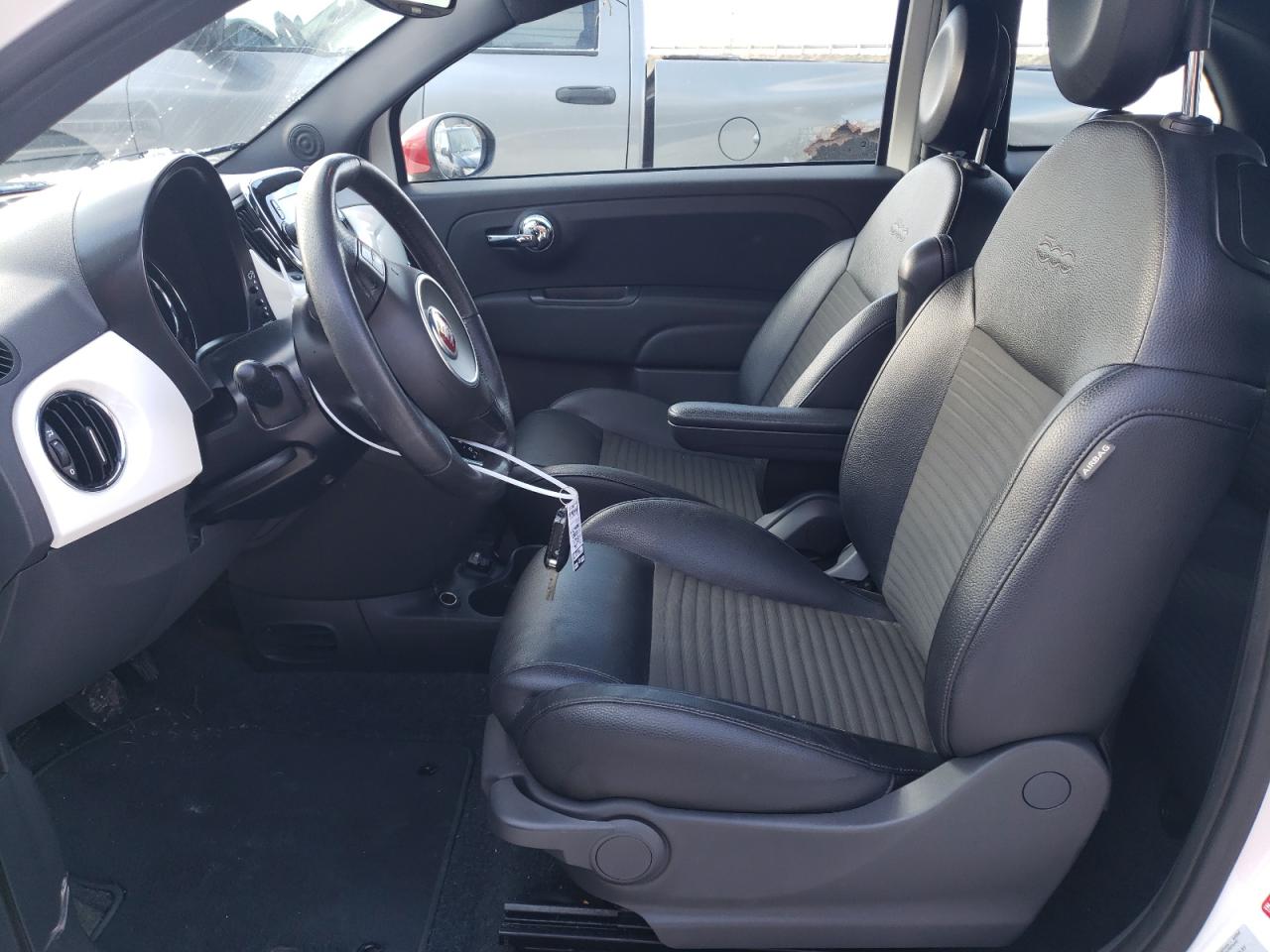 2016 Fiat 500 VIN 3C3CFFBR3GT118653 Copart auction photo, front end damage thumbnail 7