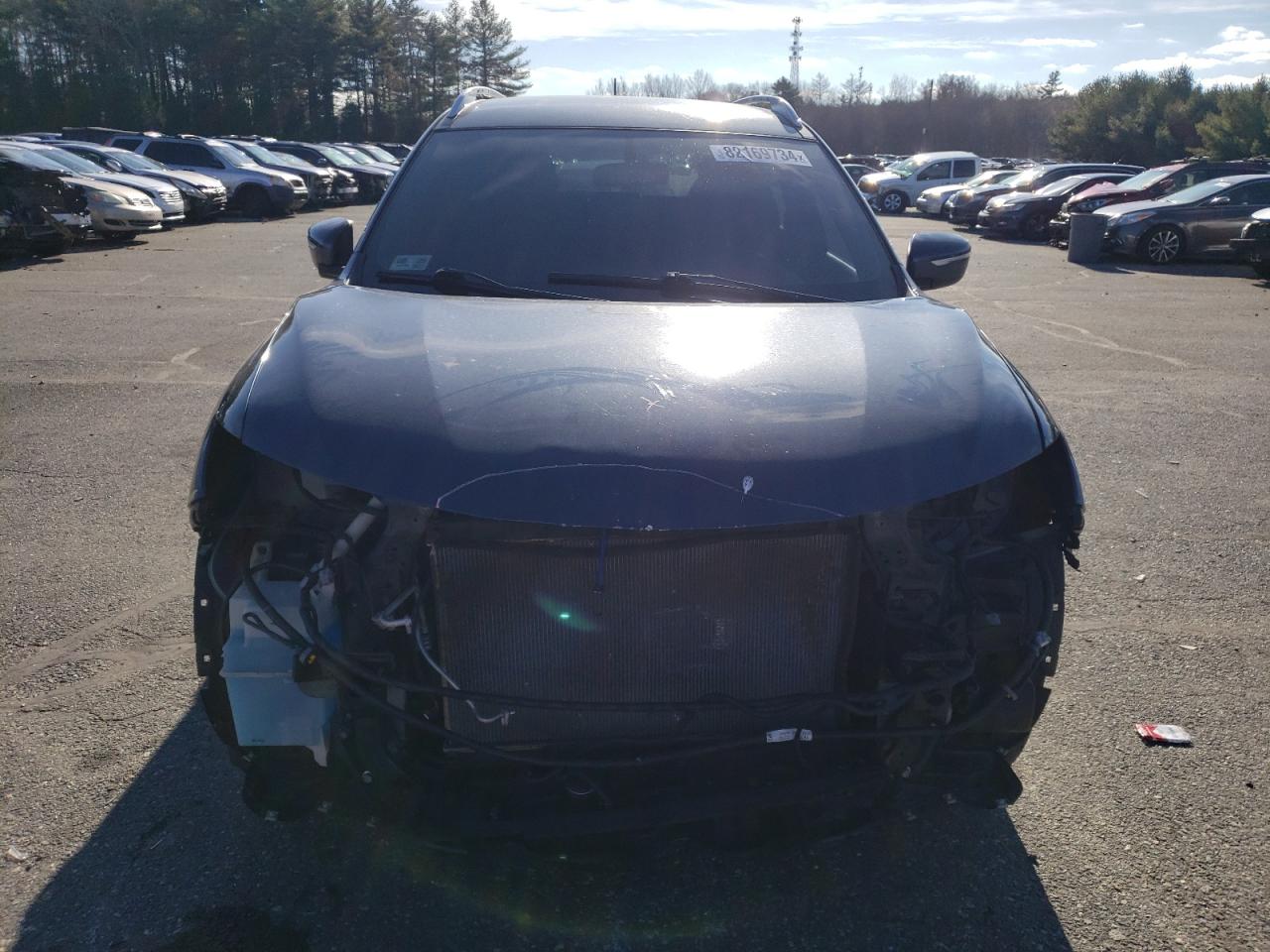 2015 Nissan Rogue VIN KNMAT2MV3FP516950 Copart auction photo, front end / minor dent/scratches damage thumbnail 5