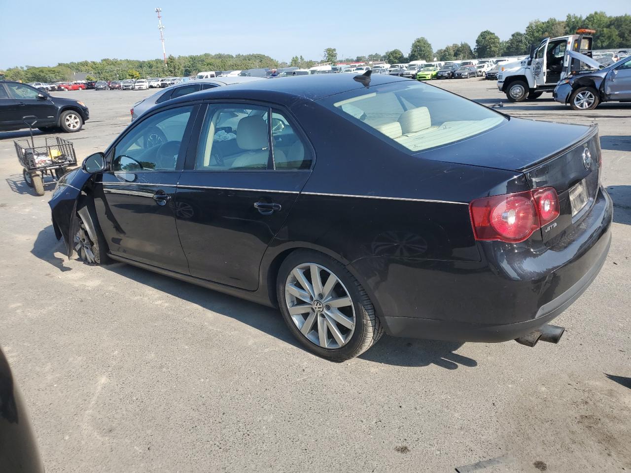 2010 Volkswagen Jetta VIN 3VWRA7AJ2AM106658 Copart auction photo, side damage thumbnail 2