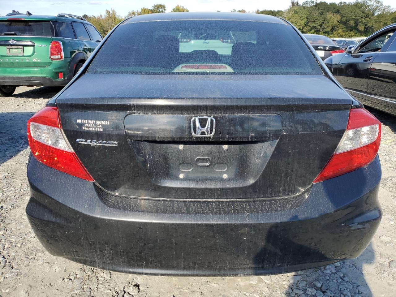 2012 Honda Civic VIN 19XFB2F56CE072853 Copart auction photo, minor dent/scratches damage thumbnail 6