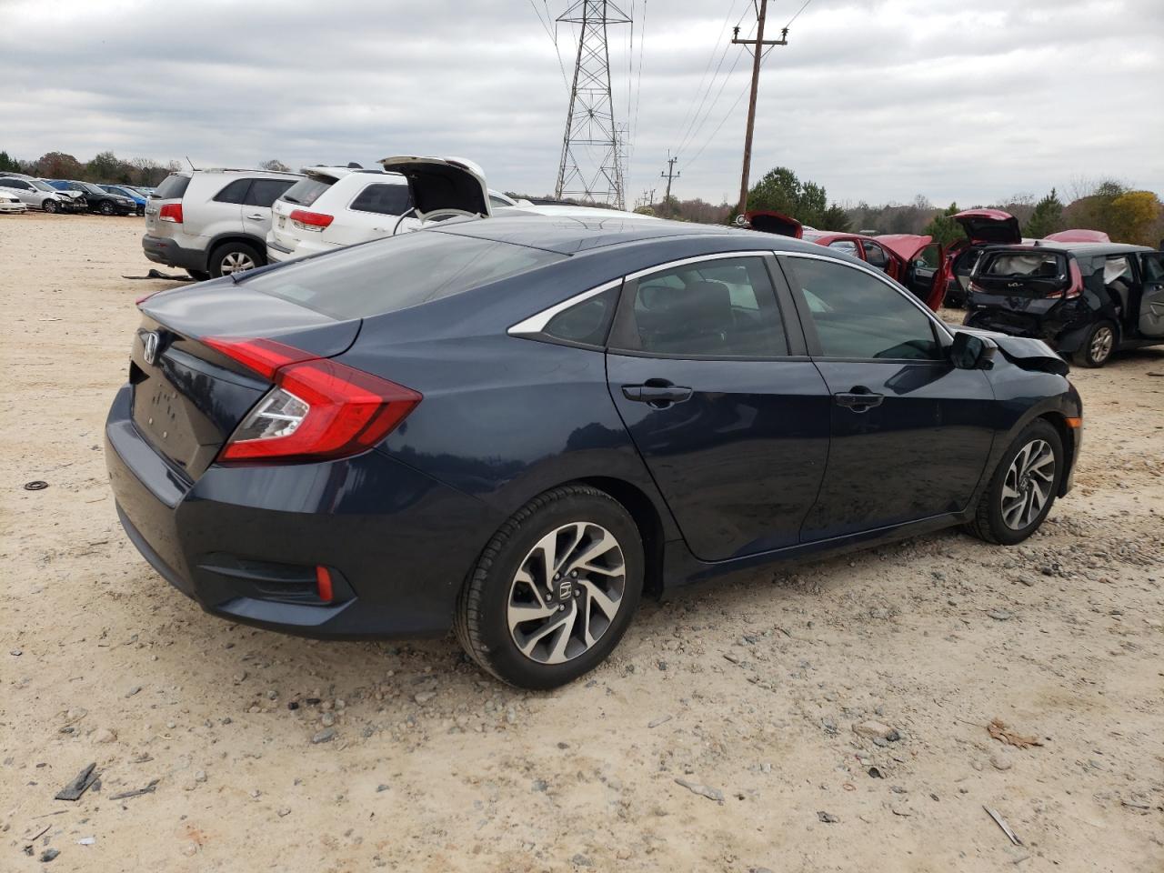 2016 Honda Civic VIN 19XFC2F73GE018947 Copart auction photo, front end / mechanical damage thumbnail 3