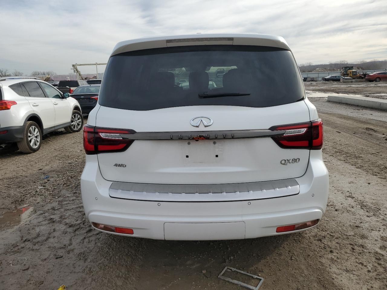 2021 Infiniti QX80 VIN JN8AZ2AC0M9475782 Copart auction photo, mechanical damage thumbnail 6