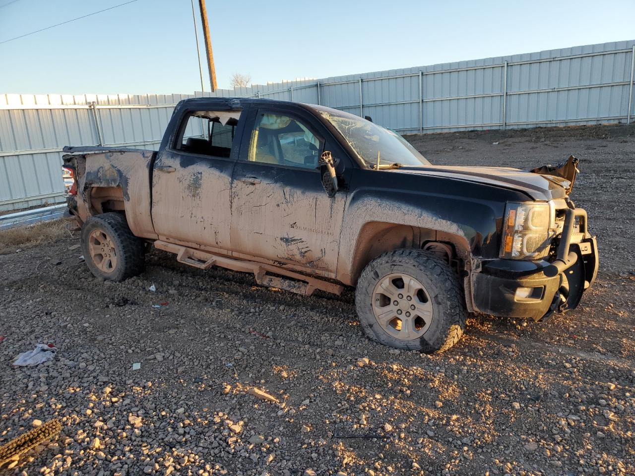 2014 Chevrolet Silverado VIN 3GCUKREC9EG251864 Copart auction photo, rollover damage thumbnail 4