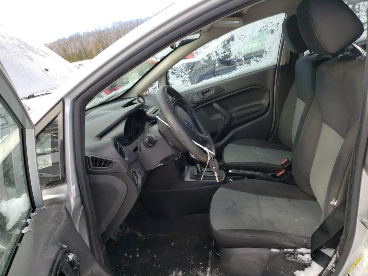 2019 Ford Fiesta VIN 3FADP4AJ6KM128261 Copart auction photo, side / undercarriage damage thumbnail 7