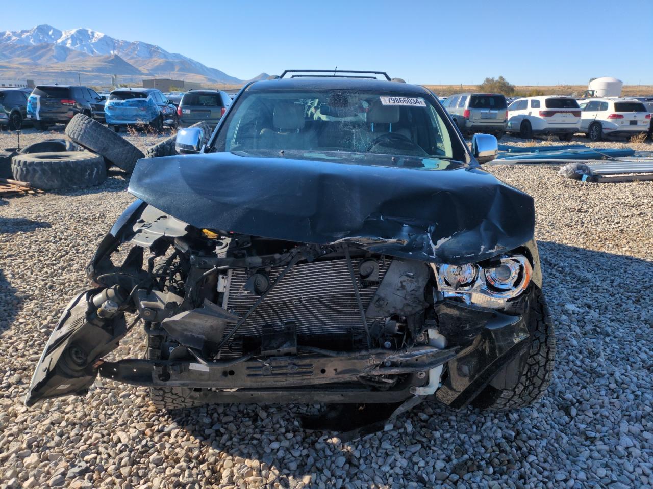 2013 Dodge Durango VIN 1C4SDJET2DC562962 Copart auction photo, front end damage thumbnail 5