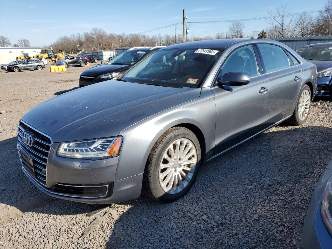 2015 Audi A8 VIN WAU32AFD7FN039765 - Copart auction photo