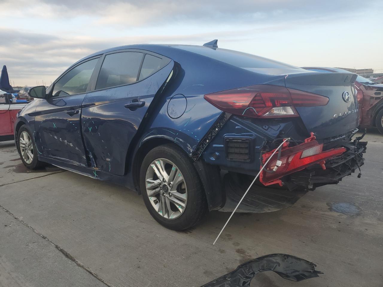 2020 Hyundai Elantra VIN 5NPD84LF9LH632178 Copart auction photo, all over damage thumbnail 2