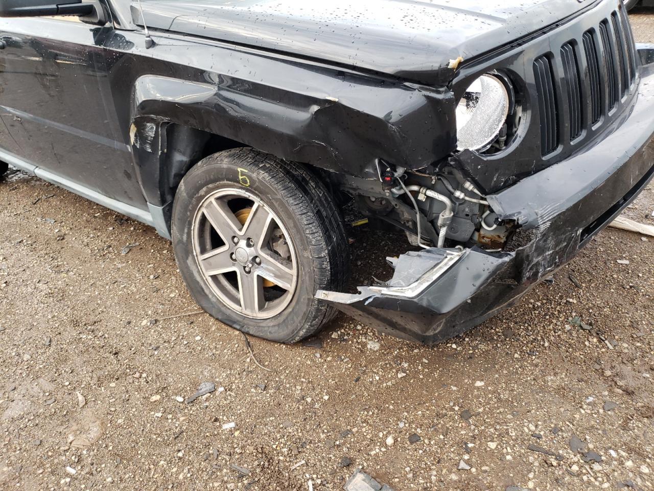 2010 Jeep Liberty (Patriot) VIN 1J4NT2GB5AD525818 Copart auction photo, front end / side damage thumbnail 9